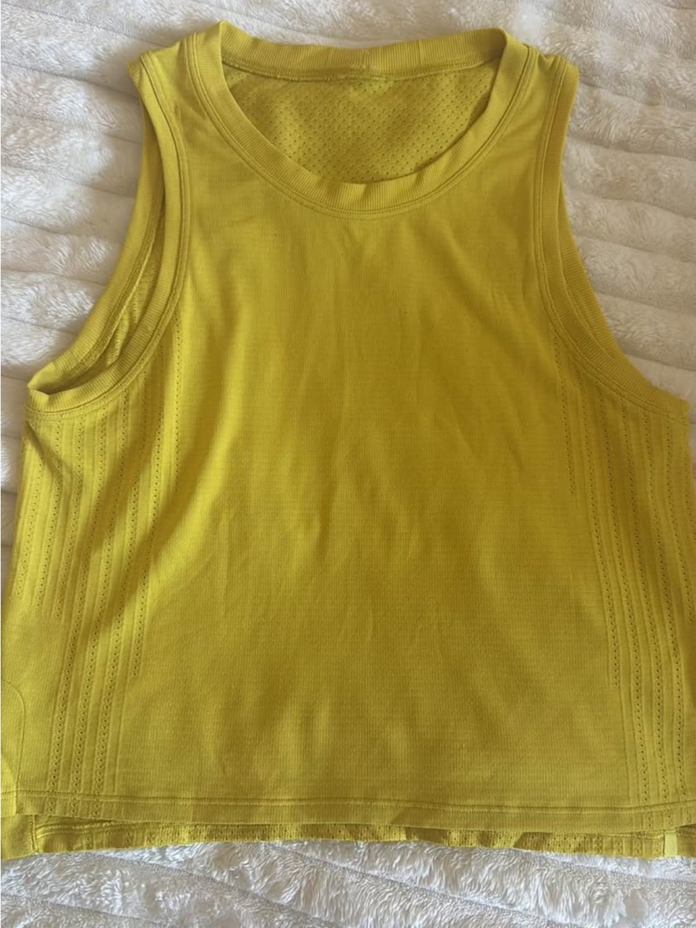 lululemon athletica Bright Yellow Women's Athletic Tank